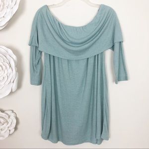 Umgee light blue boho tunic